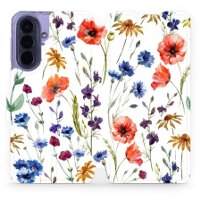 Mobiwear Flip pouzdro pro Samsung Galaxy A57 5G - MP04S kvítí tok és táska