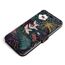 Mobiwear Flip pouzdro pro Samsung Galaxy M12 - VP13S Temná flóra tok és táska