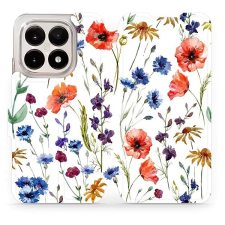 Mobiwear Flip pouzdro pro Xiaomi 15T kvítí tok és táska