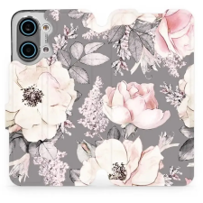 Mobiwear Flip pouzdro pro Xiaomi POCO X8 Pro Max - MX06S květy tok és táska