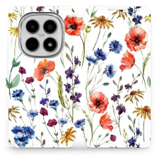 Mobiwear Flip Xiaomi Redmi Note 15 5G virágok tok tok és táska