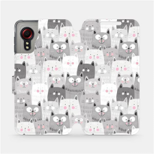 Mobiwear Flipové pouzdro na mobil Samsung Galaxy Xcover 5 - M099P Kočičky tok és táska