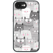 Mobiwear Glossy Apple iPhone 16e fényes tok - macskák (5906511839014) tok és táska
