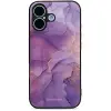 Mobiwear Glossy Apple iPhone 17 lila márvány fényes tok