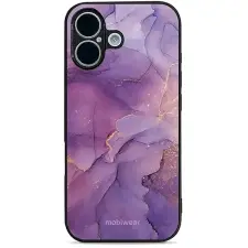 Mobiwear Glossy Apple iPhone 17 lila márvány fényes tok tok és táska