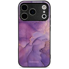 Mobiwear Glossy Apple iPhone 17 Pro lila márvány fényes tok tok és táska