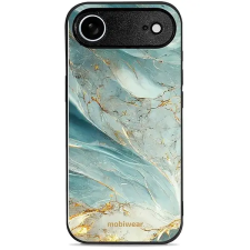 Mobiwear Glossy Apple iPhone Air zöldes márvány fényes tok tok és táska