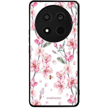 Mobiwear Glossy Honor Magic7 Lite 5G virágok fényes tok tok és táska
