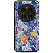 Mobiwear Glossy HONOR Magic7 Pro fényes tok - kék virágok tok és táska