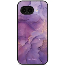 Mobiwear Glossy lesklý pro Google Pixel 9A - Fialový mramor tok és táska