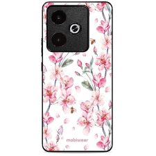 Mobiwear Glossy lesklý pro Realme GT 7T - Květy tok és táska