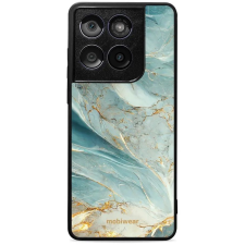 Mobiwear Glossy Motorola Edge 60 Fusion fényes tok - zöldes márvány (5907861009393) tok és táska