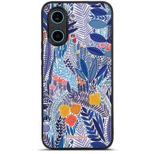 Mobiwear Glossy POCO X8 Pro Max fényes tok - G037G, kék virágok tok és táska
