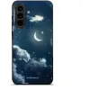 Mobiwear Glossy Samsung Galaxy A37 5G fényes tok - G048G, éjszakai égbolt és Hold