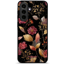 Mobiwear Glossy Samsung Galaxy A57 5G fényes tok - G171G, aranyszínű levelek tok és táska