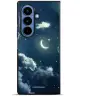 Mobiwear Glossy Samsung Galaxy Z Fold7 fényes tok - G048G, éjszakai égbolt és Hold