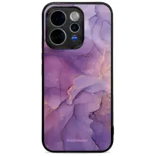Mobiwear Glossy Vivo V70 5G fényes tok - G050G, lila márvány tok és táska