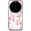 Mobiwear Glossy Xiaomi 17 Ultra fényes tok - G033G, rózsaszín virágok