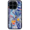 Mobiwear Glossy Xiaomi 17T fényes tok - G037G, kék virágok