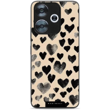 Mobiwear Glossy Xiaomi Redmi 13 fekete / fehér fényes tok - GA51G (5906511245822) tok és táska
