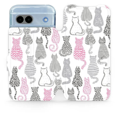 Mobiwear Google Pixel 8a 5G flip tok - MX01S (5906511220430) tok és táska