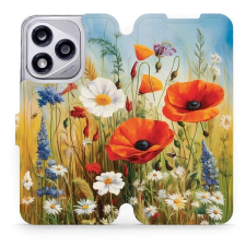 Mobiwear Honor 400 Lite flip tok - nyári rét tok és táska