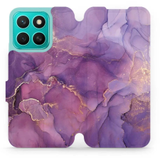 Mobiwear Honor X8c flip tok - lila márvány (5906511901766) tok és táska