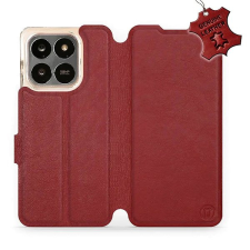 Mobiwear Kožené flip pouzdro pro Honor x7d červené tok és táska