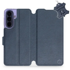 Mobiwear Kožené Flip pouzdro pro Samsung Galaxy A57 5G - modré tok és táska
