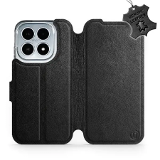Mobiwear Kožené flip pouzdro pro Xiaomi 17 černé tok és táska