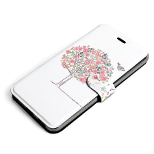 Mobiwear M120S Samsung Galaxy S21 FE flipes tok - fa és madarak tok és táska