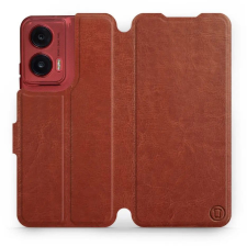 Mobiwear Motorola Moto G35 barna flip tok (5906511902435) tok és táska