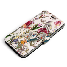 Mobiwear MP01S Apple iPhone 13 flipes tok - virágos rét (5903516899678) tok és táska