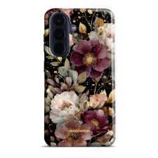 Mobiwear Odolné pouzdro Samsung Galaxy A57 5G - Elite Pro E169E Zlatavé kvítky tok és táska