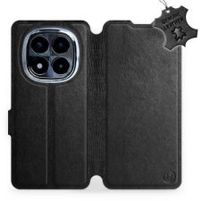 Mobiwear Poco X7 fekete bőr flip tok tok és táska