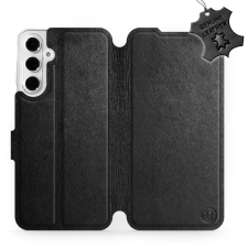 Mobiwear Samsung Galaxy A16 4G / 5G fekete bőr flip tok (5906511508613) tok és táska