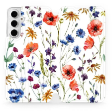 Mobiwear Samsung Galaxy A16 4G / 5G flip tok - mezei virágok tok és táska