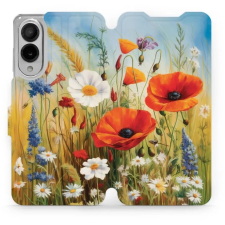 Mobiwear Samsung Galaxy S25 Edge flip tok - nyári rét (5906511887114) tok és táska