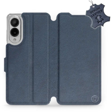 Mobiwear Samsung Galaxy S25 Edge kék bőr flip tok (5906511886612) tok és táska