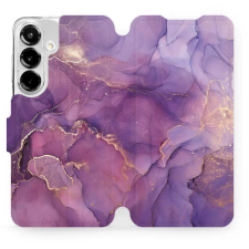 Mobiwear Samsung Galaxy S25 flip tok - lila márvány (5906511686830) tok és táska