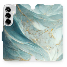 Mobiwear Samsung Galaxy S25 flip tok - zöldes márvány (5906511686878) tok és táska