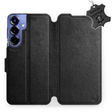 Mobiwear Samsung Galaxy S25 Plus fekete bőr flip tok tok és táska