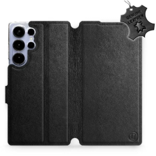 Mobiwear Samsung Galaxy S25 Ultra fekete bőr flip tok tok és táska
