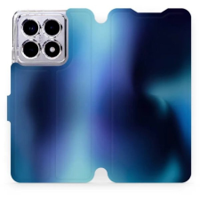 Mobiwear Xiaomi 14T flip tok - kék árnyalat tok és táska