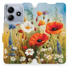 Mobiwear Xiaomi Redmi Note 14 5G flip tok - nyári rét (5906511501454) tok és táska
