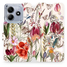 Mobiwear Xiaomi Redmi Note 14 5G rét mintás flipes tok (5906511501225) tok és táska