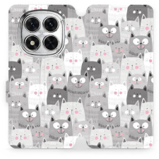 Mobiwear Xiaomi Redmi Note 14 Pro 5G flip tok - macskák tok és táska