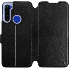 Mobiwear Xiaomi Redmi Note 8T fekete flipes tok szürke belsővel tok és táska