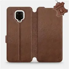 Mobiwear Xiaomi Redmi Note 9 Pro barna flipes bőr tok tok és táska