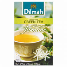 Moccabit Kft. Dilmah filteres zöld tea jázmin szirmokkal 20 filter 30 g gyógytea